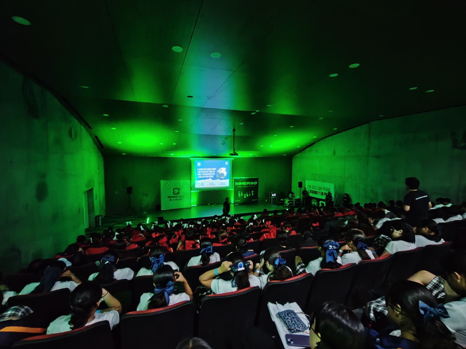 Estudiantes en función INMERSO