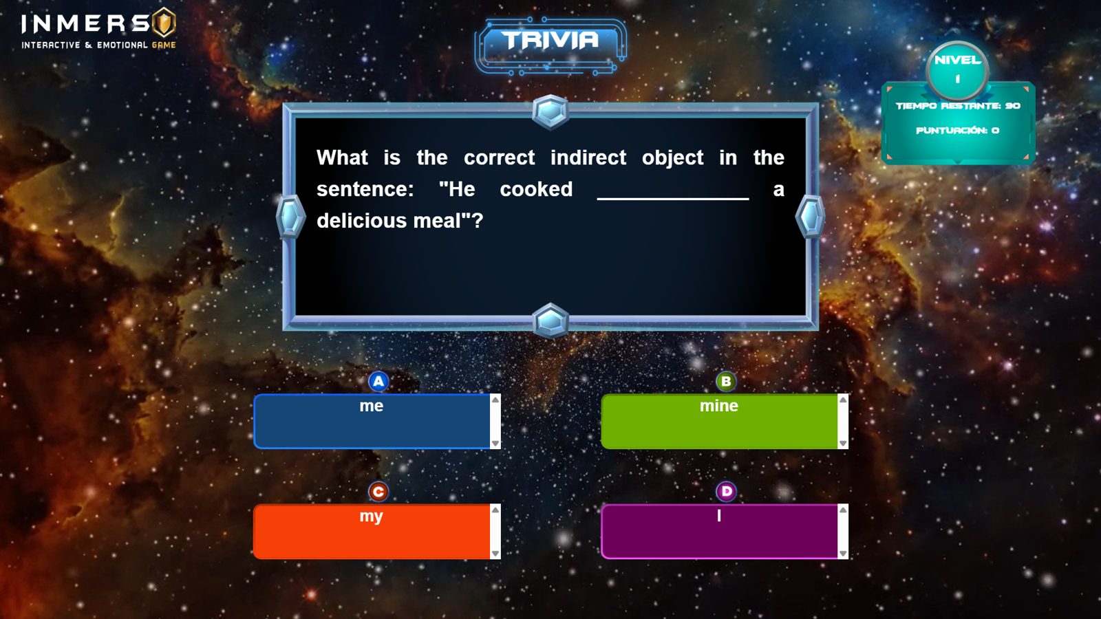 INMERSO GAME · Trivia INMERSO GAME · Dinámica de trivia