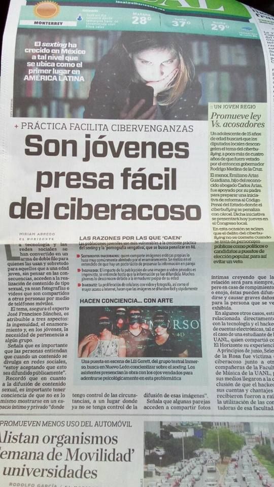 INMERSO en la prensa impresa