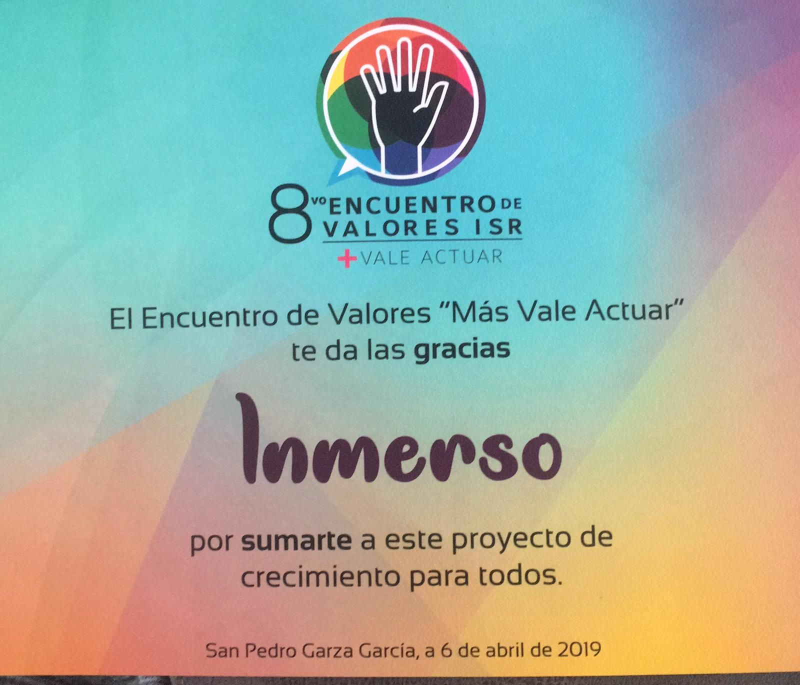 8º Encuentro de Valores ISR · Más Vale Actuar