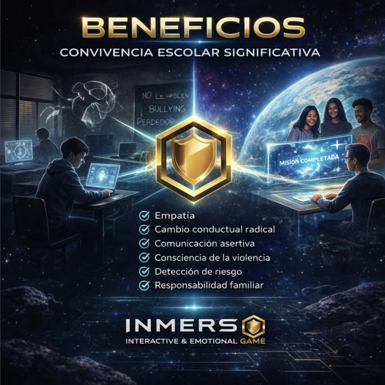 INMERSO Educación – beneficios para una convivencia escolar significativa