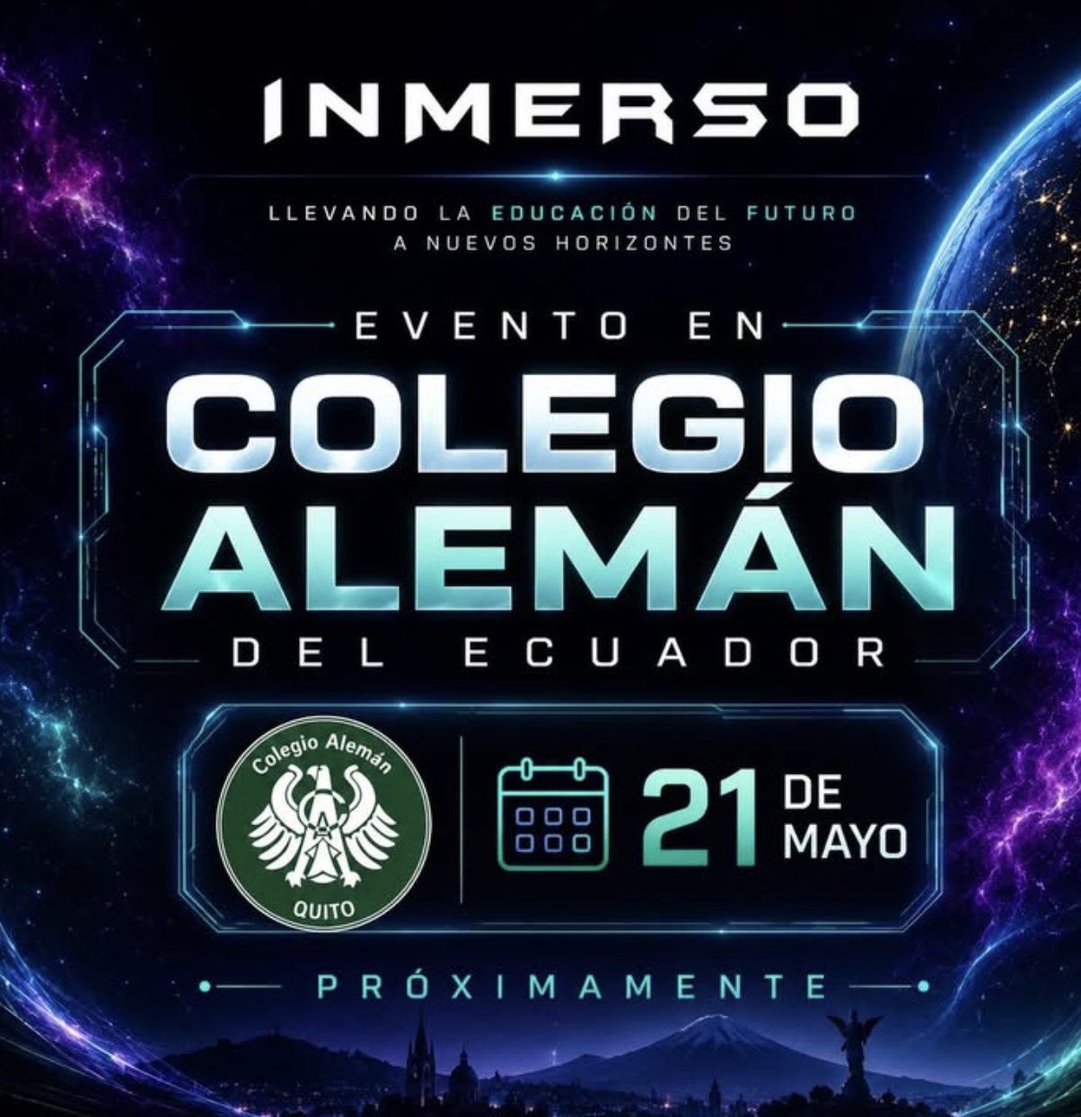 INMERSO Educación – evento en el Colegio Alemán del Ecuador